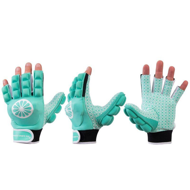 The Indian Maharadja Shell/Foam Half Glove Mint Left Hand 2023
