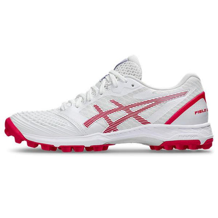 Asics Field Ultimate FF 2 Women's Hockey Shoes White/Bright Rose 2025