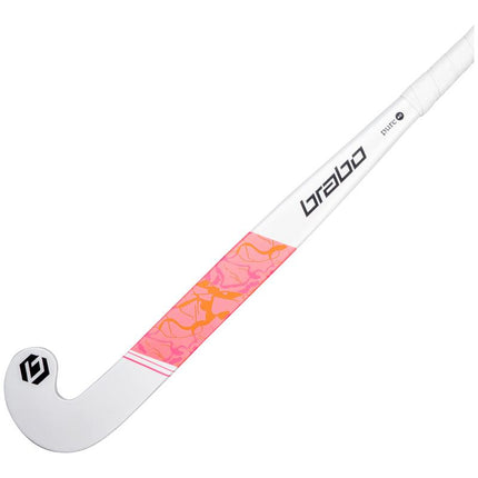 Brabo G-Force Pure 40 White/Pink Junior Hockey Stick 2025
