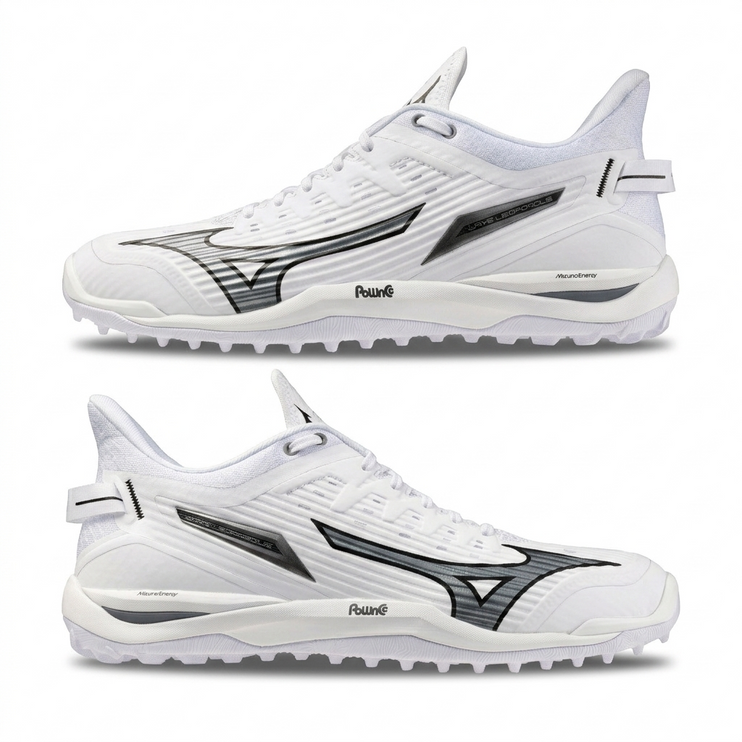 Mizuno Wave Leopardus Hockey Shoes White/Metallic Grey 2026/2027