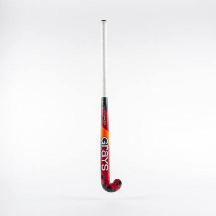 Grays Aftershock Ultrabow MC Junior Wooden Hockey Stick Red/Black 2024