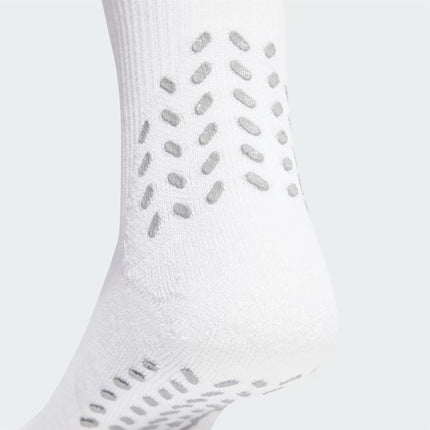 Adidas Grip Printed Cushioned Performance Crew Socks White