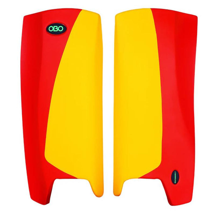 OBO Robo Hi-Rebound Legguards Yellow/Red