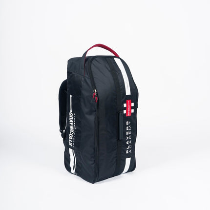 Gray-Nicolls Players Academy Cricket Wheelie Duffle Bag 2025 Black