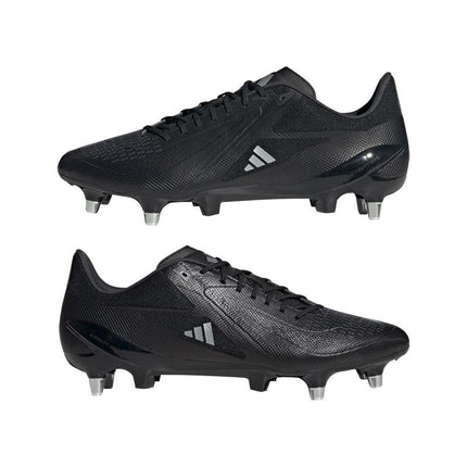 Adidas Adizero RS15 Ultimate SG Rugby Boots Silver/Black