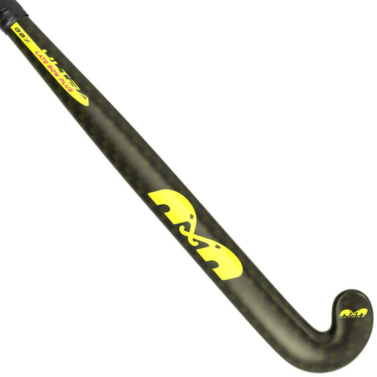 TK U2 Late Bow Plus Hockey Stick Black/Neon Yellow 2025