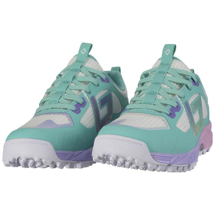 Brabo Tribute Hockey Shoes Aqua/Tie Dye + Slides 2026/2027