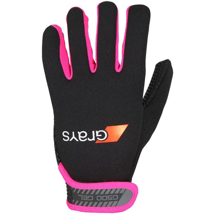 Grays G500 Gel Gloves Black/Neon Pink