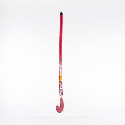 Grays Aftershock Ultrabow MC Wooden Hockey Stick Pink/Red 2024