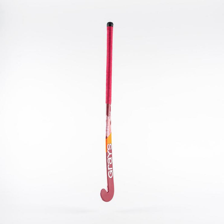 Grays Aftershock Ultrabow MC Wooden Hockey Stick Pink/Red 2024