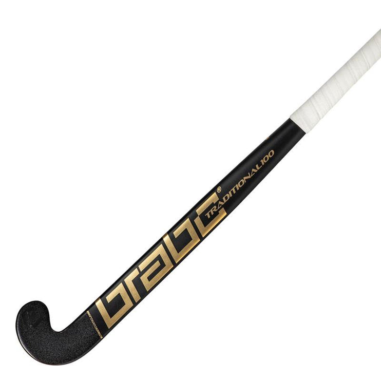 Brabo Traditional Carbon 100 ELB Hockey Stick Black/Gold 2024