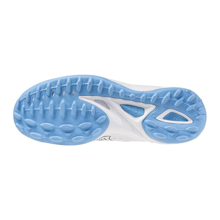 Mizuno Wave Leopardus Hockey Shoes White/Celeste SS26