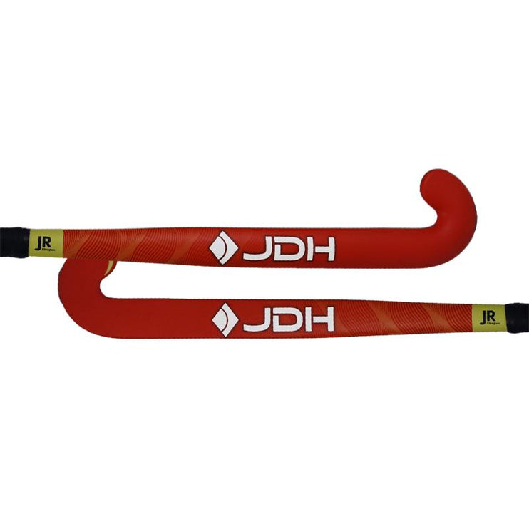 JDH Junior Fibreglass Genesis Hockey Stick Red 2025