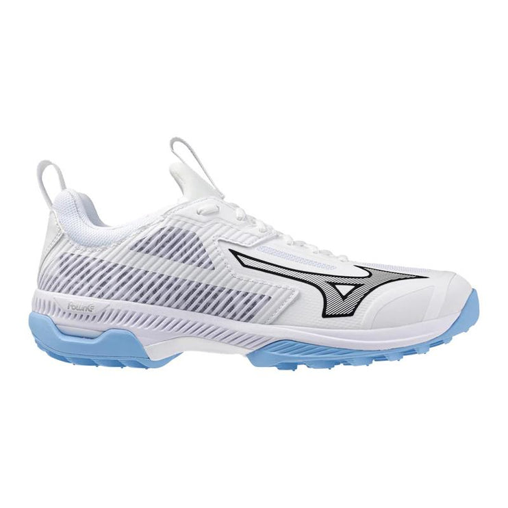 Mizuno Wave Panthera 2 Hockey Shoes White/Celeste SS26