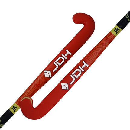 JDH X40 Junior Wooden Genesis Hockey Stick Red 2025