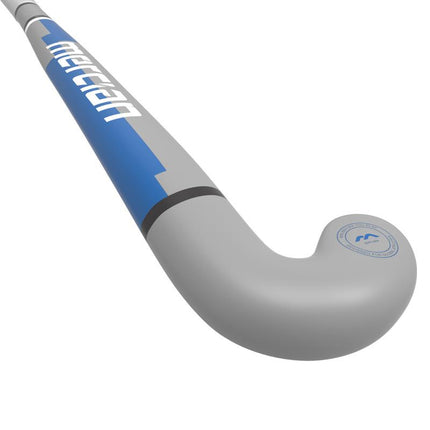 Mercian Genesis Wood 1 Plus Junior Hockey Stick Grey/Blue 2025