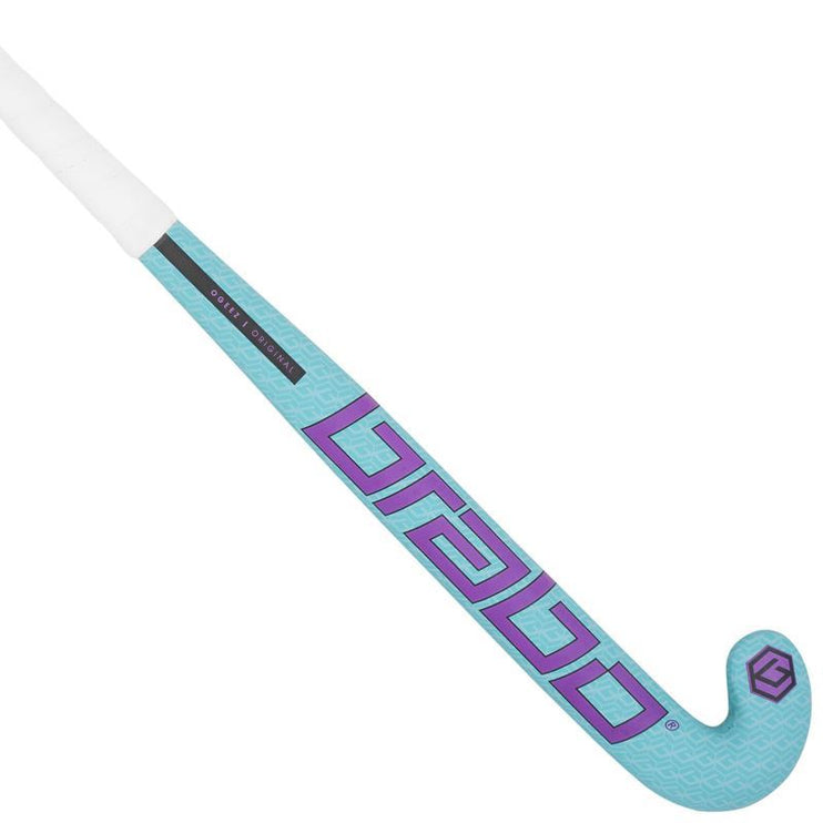 Brabo O'Geez Original Blue/Purple Junior Wooden Hockey Stick 2022