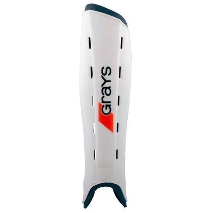 Grays G600 White/Navy Shinguards