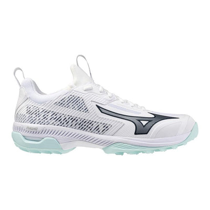 Mizuno Wave Panthera 2 Hockey Shoes White/Blue Tint 2025