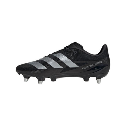 Adidas Adizero RS15 Ultimate SG Rugby Boots Silver/Black