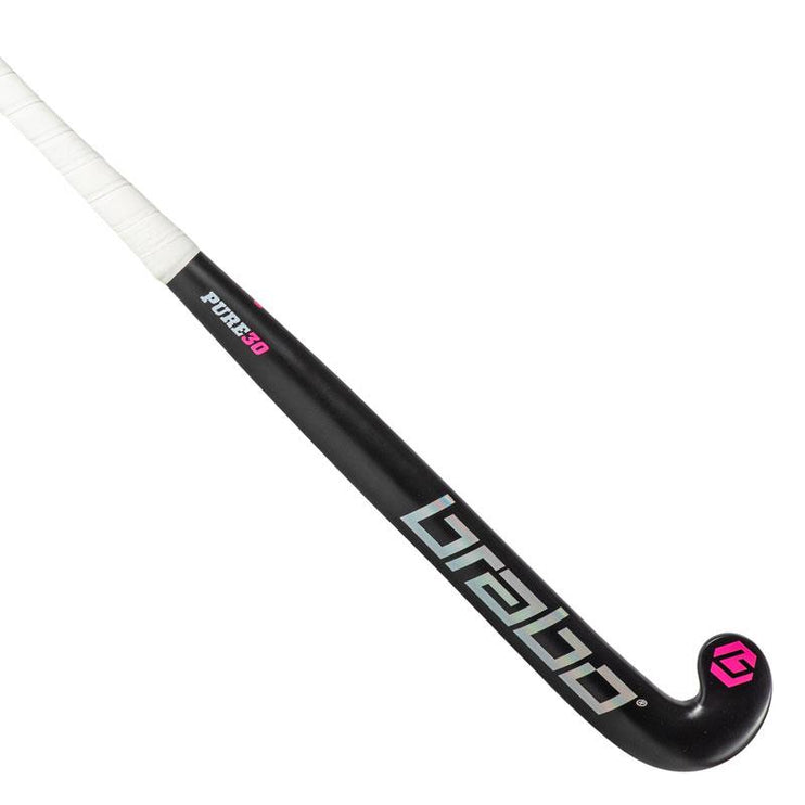 Brabo Pure 30 LB Hockey Stick Black/Shine 2024