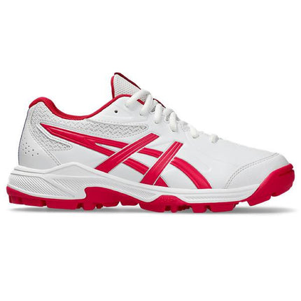 Asics Gel-Peake 3 GS Junior Hockey Shoes White/Bright Rose 2025