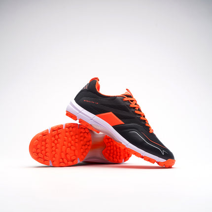 Grays Stealth 1.0 Black/Orange Junior Hockey Shoes 2026/2027