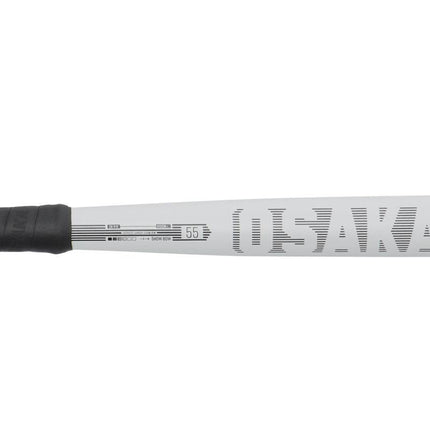 Osaka Vision 55 Show Bow Junior Hockey Stick White/Black 2024