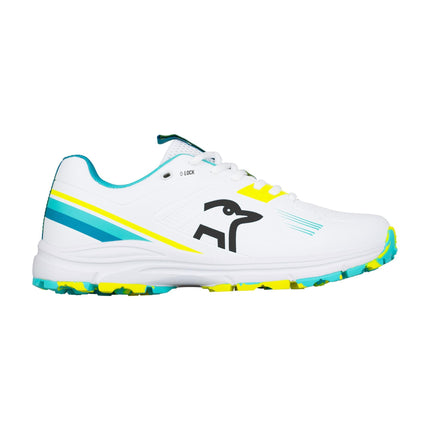 Kookaburra KC 3.0 Rubber Cricket Shoes - Aqua/Yellow