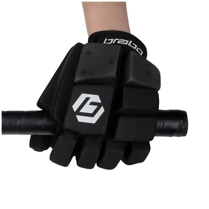 Brabo Elite Full Finger Indoor Hockey Glove Black