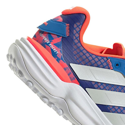 Adidas Adipower Hockey 3 Pure Bright Royal Hockey Shoes 2025