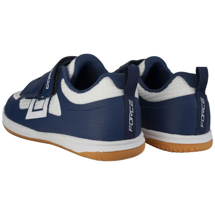 Brabo Force Velcro Junior Indoor Hockey Shoes Navy/White 2026/2027