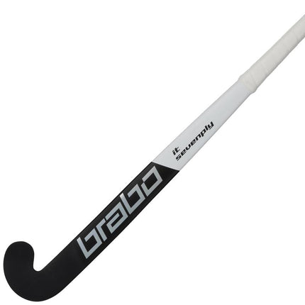 Brabo IT Sevenply Black/White Wooden Indoor Hockey Stick 2026/2027