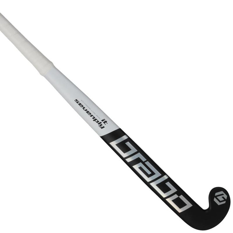 Brabo IT Sevenply Black/White Wooden Indoor Hockey Stick 2026/2027