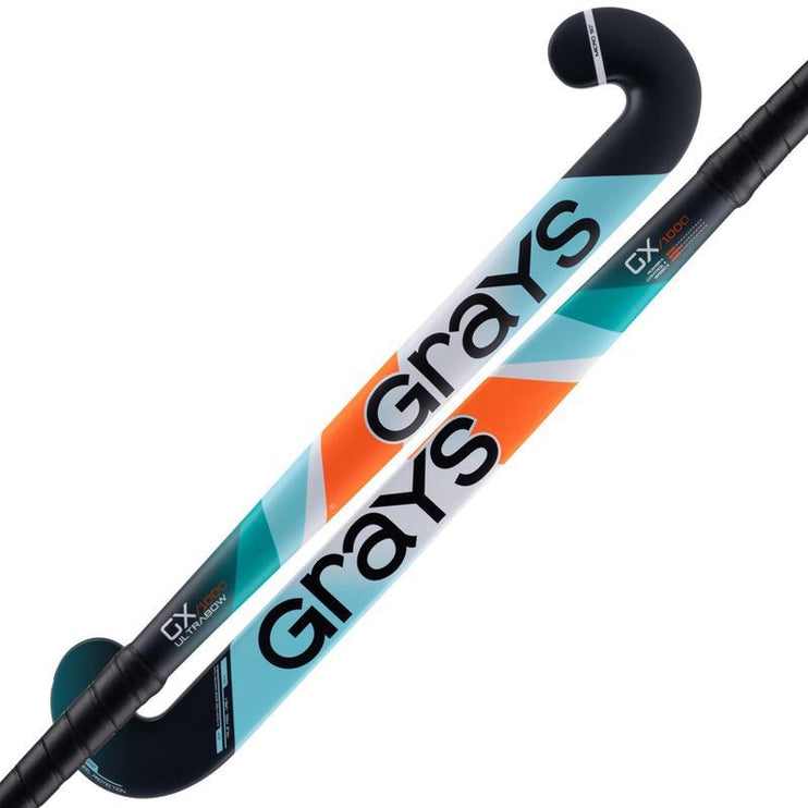 Grays Blast Ultrabow Micro Junior Wooden Hockey Stick Black 2022