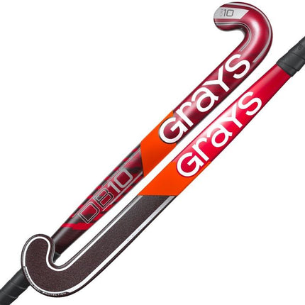 Grays DB 10 2026/27 Hockey Stick - Elite Red Graphene-infused Dynabow performance stick
