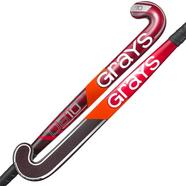 Grays DB 10 2026/27 Hockey Stick - Elite Red Graphene-infused Dynabow performance stick