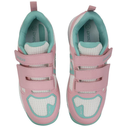 Brabo Force Velcro Junior Hockey Shoes Pink/Aqua 2026/2027