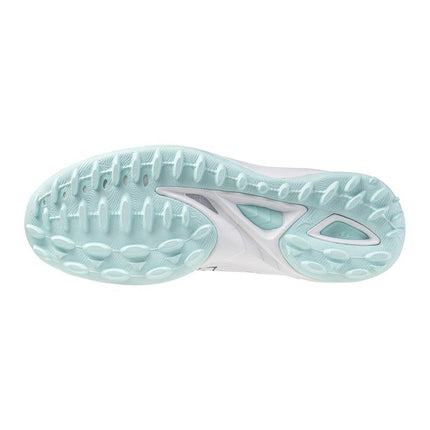 Mizuno Wave Leopardus Hockey Shoes White/Blue Tint 2025