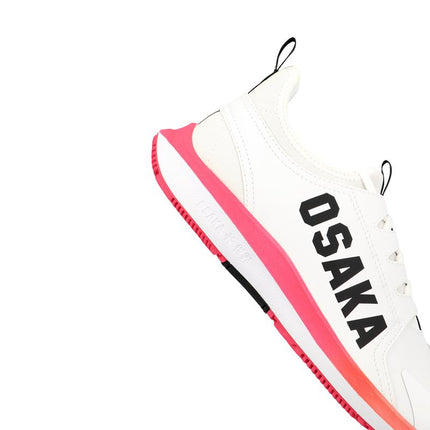 Osaka Furo Court Indoor Hockey Shoes White-Raspberry 2025