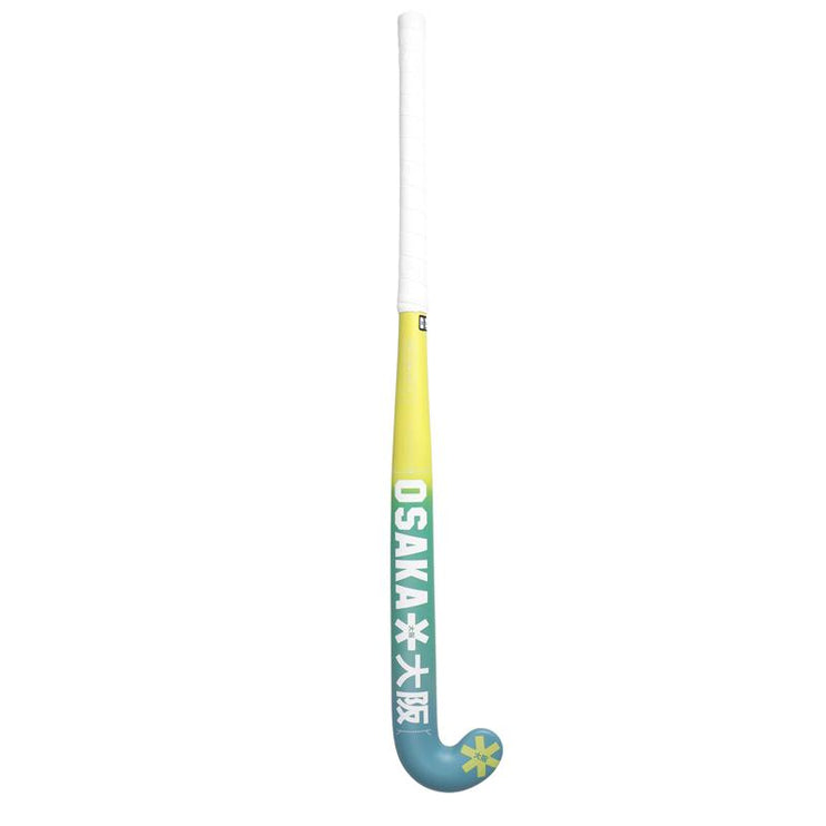 Osaka Mid Bow GF Junior Hockey Stick Retro Blue-Shadow Lime Gradient 2025
