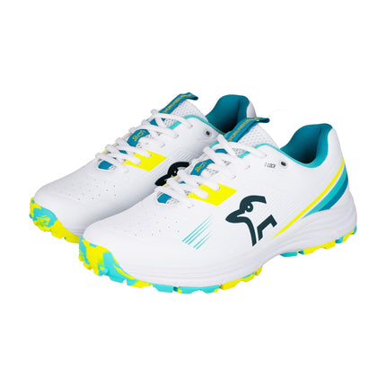 Kookaburra KC 3.0 Rubber Cricket Shoes - Aqua/Yellow