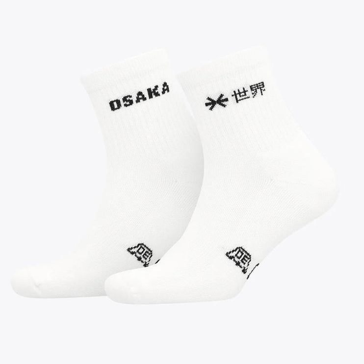 Osaka Short Duo Sports Socks - White
