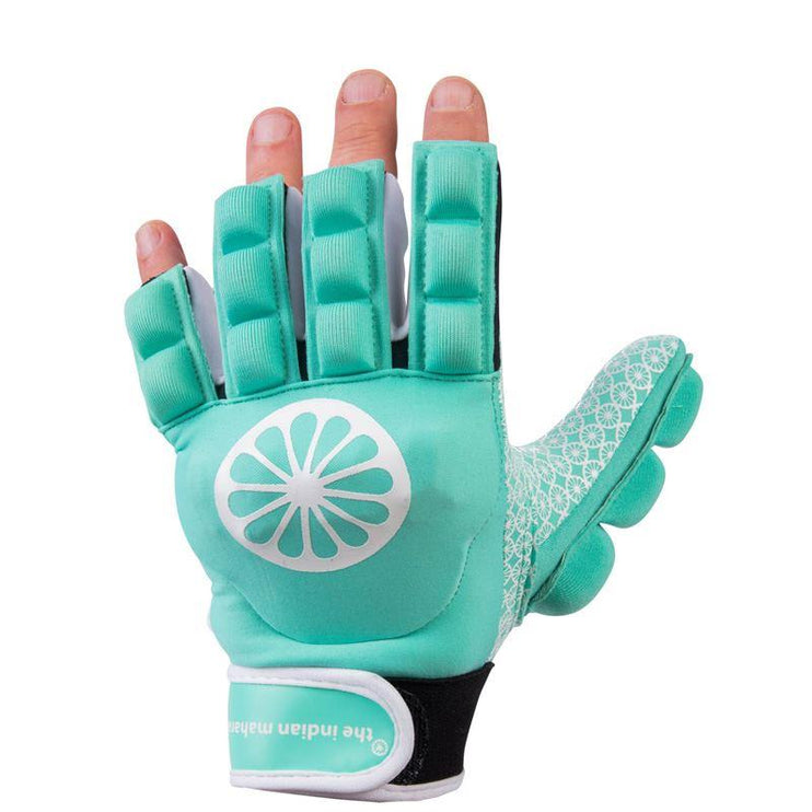 The Indian Maharadja Shell/Foam Half Glove Mint Left Hand 2023