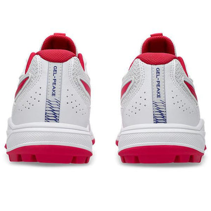 Asics Gel-Peake 3 GS Junior Hockey Shoes White/Bright Rose 2025