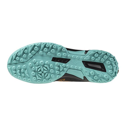 Mizuno Wave Lynx 2 Hockey Shoes Black/Tangelo/Ice Green 2025