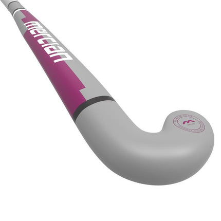 Mercian Genesis Wood 1 Plus Junior Hockey Stick Grey/Purple 2025