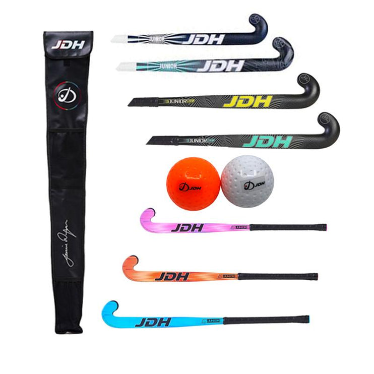 JDH Bundle Junior Hockey Stick-Mini Bag-Hockey Ball