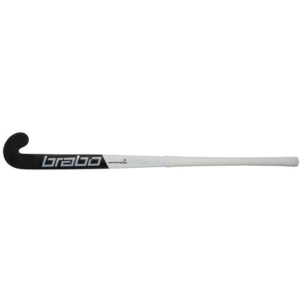 Brabo IT Sevenply Pro Black/White Wooden Indoor Hockey Stick 2026/2027