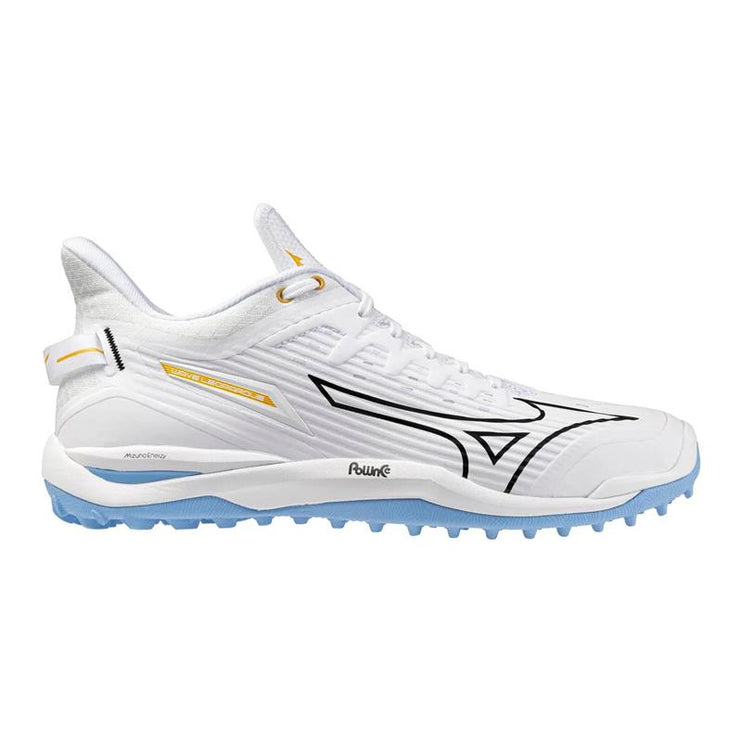 Mizuno Wave Leopardus Hockey Shoes White/Celeste SS26